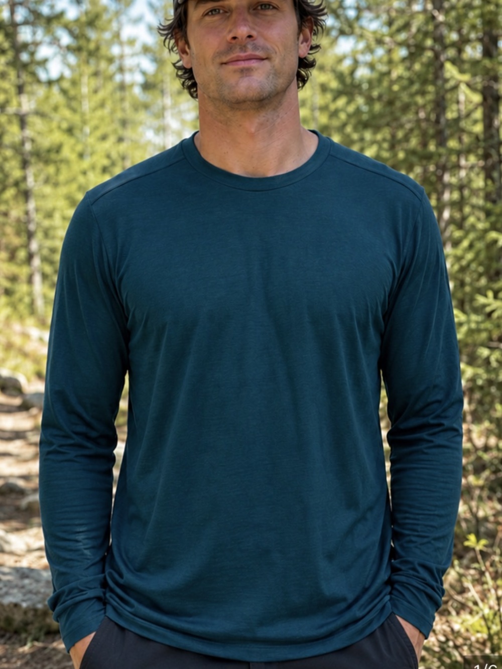 Karbon 100% Merino Wool Long Sleeve Base Layer Shirt
Size Medium